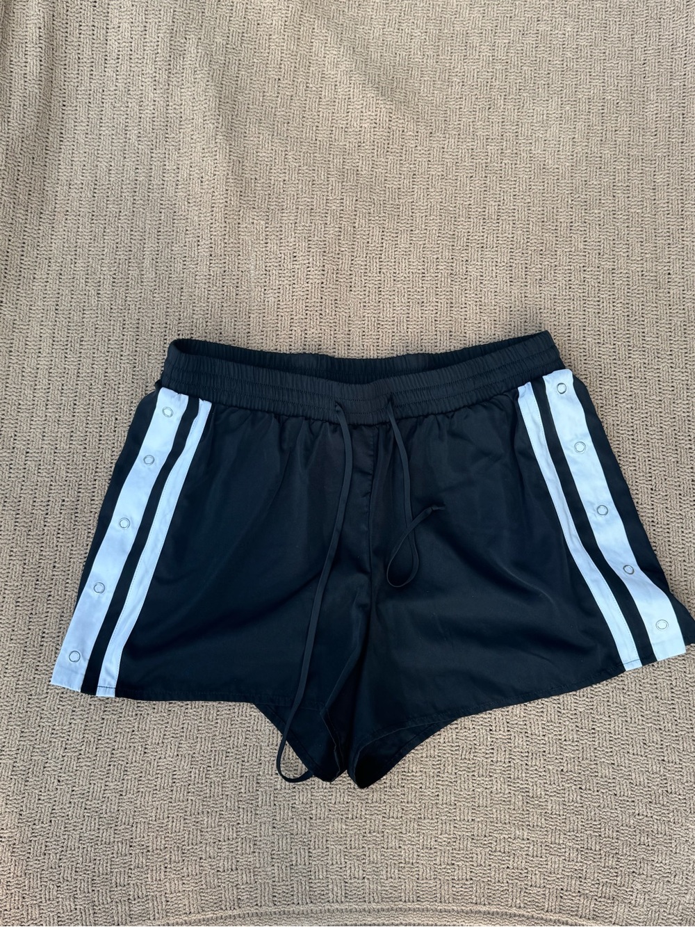 wild fable Black Elastic Waist Athletic Shorts